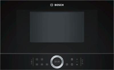 Lò Vi Sóng Bosch BFL634GB1B Tích Hợp 7 Công Thức Nấu Nướng Chuẩn Vị 5 Sao