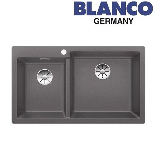 Chậu Rửa Bát Blanco Pleon-9 Rock Grey - 523058 , Chất Liệu Đá Granite Thiế Kế Hiện Đại Tinh Xảo