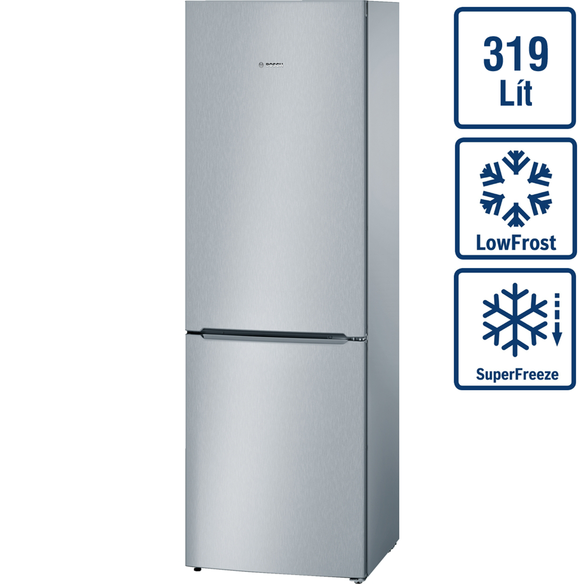 Tủ Lạnh Bosch KGV36VL23E Công Nghệ Kháng Khuẩn Khử Mùi Lên Đến 99,99%
